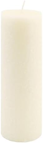 Root Candles 33917 Unscented Timberline Pillar Candle 9-Inch Ivory