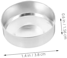 150pcs Reusable Aluminum Candle Tins for DIY and Decor