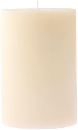 12 Pack Ivory Pillar Candles 4 x 6 Inches