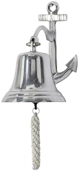 Deco 79 Wall Sculpture with Anchor Backing Silver