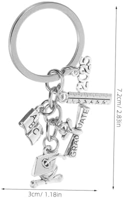 Graduation Keychain Stylish Keyring Funny College Student Backpack Purse Charm Party Favors