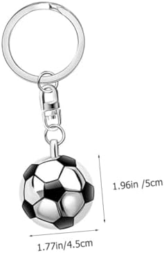 3Pcs Soccer Keychains Football Keyrings Multi Functional Backpack Pendants
