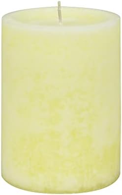 Jeco 3 x 4 Inch Ivory Vanilla Pillar Candle