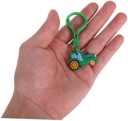 BESPORTBLE 6pcs Farm Tractor Keychains for Boys Girls