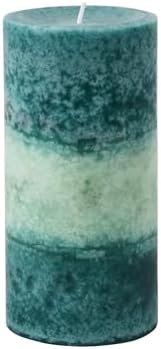 6 Inch Fresh Ocean Flowers Scented Pillar Candle 1