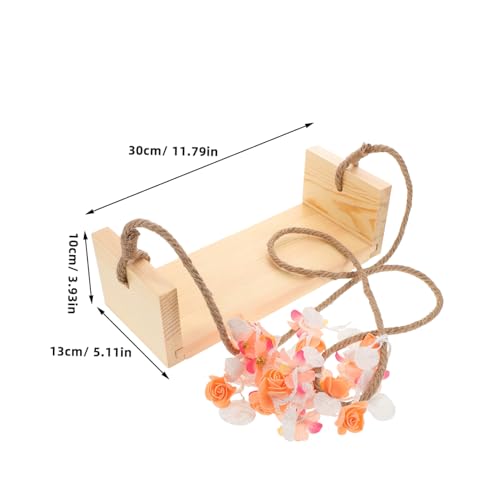Wooden Swing Prop for Newborn Photography