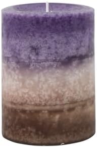 4 Inch Purple Sand Scented Pillar Candle 1
