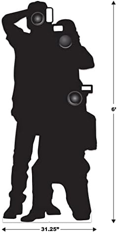 Beistle Life Size Paparazzi Stand-up with Easel 1