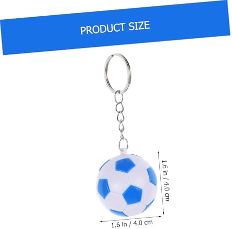 Cabilock 2Pcs Soccer Ball Keychains for Party Favors