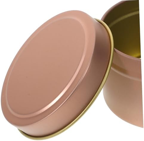 12pcs Metal Candle Tins for Candle Making Storage