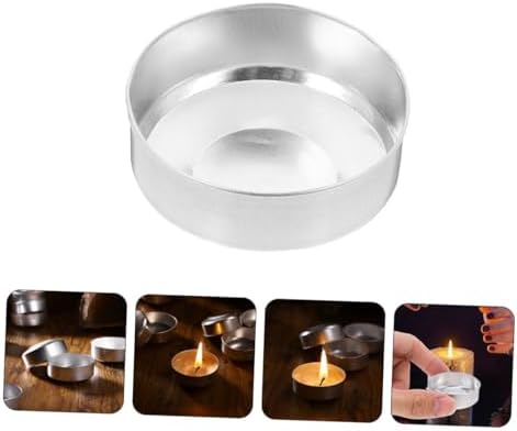 150pcs Reusable Aluminum Candle Tins for DIY and Decor