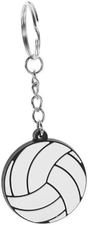 Volleyball Keychain Sports Party Favor Lightweight Keyring for Backpacks