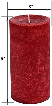 6 Inch Apple Crisp Scented Pillar Candle 1