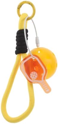 Toyvian Mini Pickleball Keychain Portable Sports Themed Keyring
