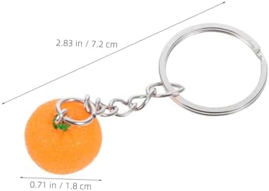 PRETYZOOM 10pcs Orange Keychain Party Favors