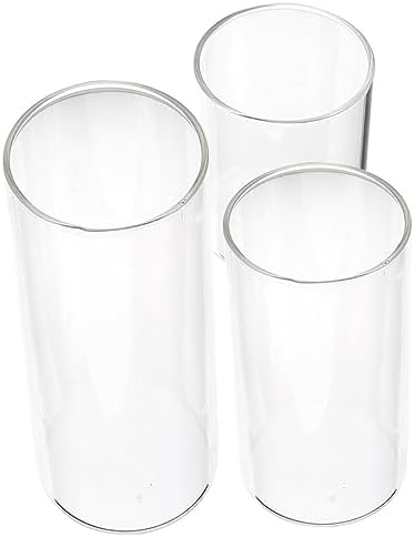 Happyyami 3Pcs Cylinder Candle Covers for Home Wedding Decor
