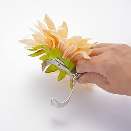 SUQ I OME 2 Pack Light Yellow Sunflower Curtain Clips