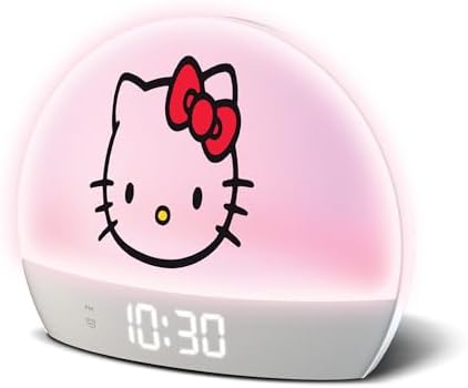 Hello Kitty Sunrise Alarm Clock with USB Charging