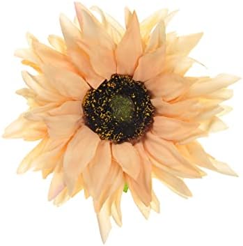 SUQ I OME 2 Pack Light Yellow Sunflower Curtain Clips