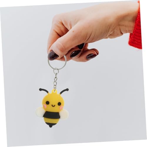 Cute Bee Keychain Backpack Keyring Party Favor