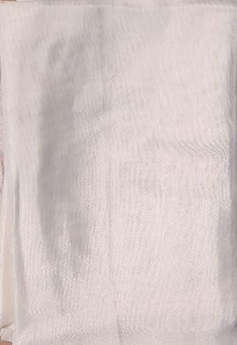 3 Piece Sheer Panel and Scarf Curtain Combo Set Beige