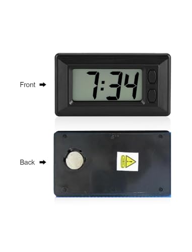 Ultra Thin Digital Clock with Calendar for Car Home Office