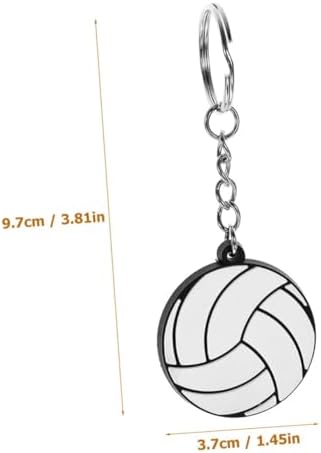 Volleyball Keychain Sports Party Favor Lightweight Keyring for Backpacks