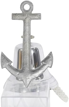 Deco 79 Wall Sculpture with Anchor Backing Silver