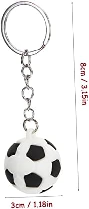 16pcs Creative Soccer Keychains for Backpacks and Sports