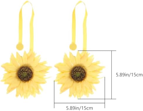 Sunflower Curtain Holdbacks for Summer Windows