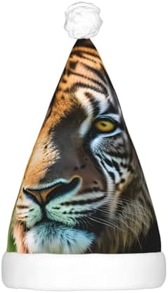 African Animals Print Christmas Party Hat with LED Lights