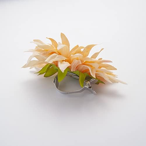 SUQ I OME 2 Pack Light Yellow Sunflower Curtain Clips