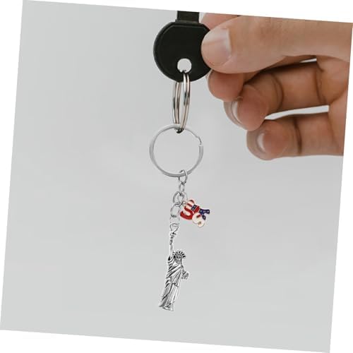 CHILDWEET USA Flag Keychain Pendant Lightweight Travel Souvenir
