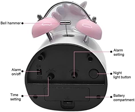 SUNESA Kids Unicorn Alarm Clock with LED Display