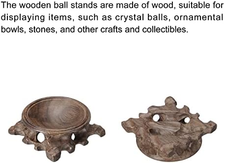 MECCANIXITY Wooden Ball Display Stand 60mm Black