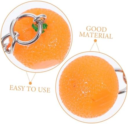 PRETYZOOM 10pcs Orange Keychain Party Favors