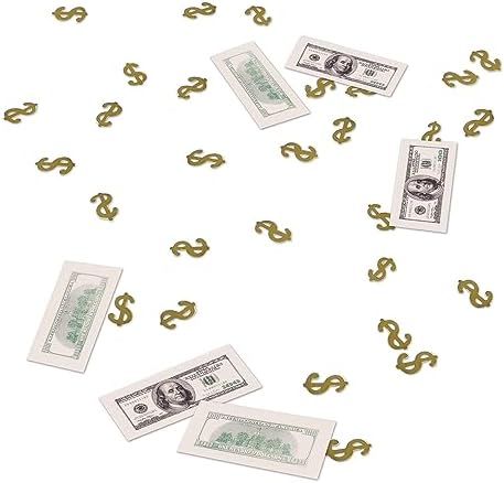 Beistle Big Bucks Money Table Confetti