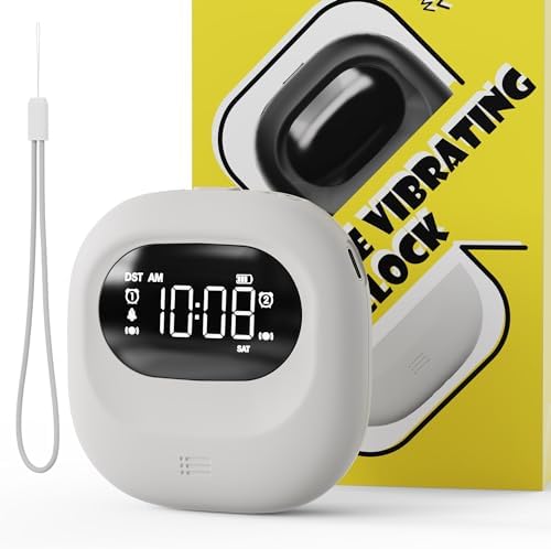 ROCAM Vibrating Alarm Clock with Dual Alarms