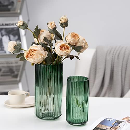 TIMEFOTO 75 Inch Thickened Glass Flower Vase