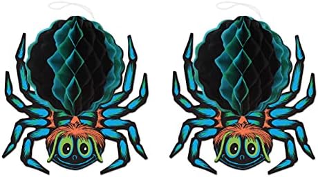 Vintage Halloween Tissue Spider Pack of 2