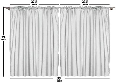 Lunarable Birthday Kitchen Curtains 2 Panel Set