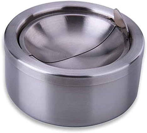 Hanlongyu Windproof Stainless Steel Ashtray with Lid