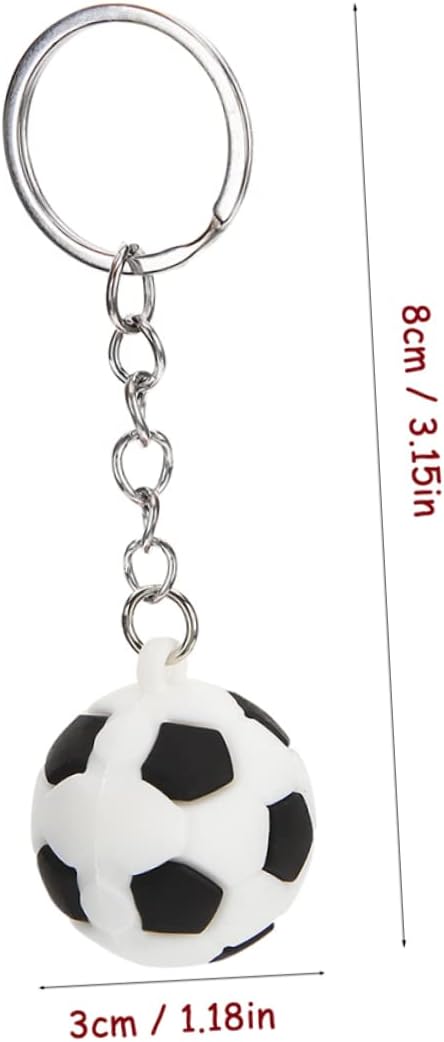 Soccer Themed Keychain for Boys and Girls Keyring