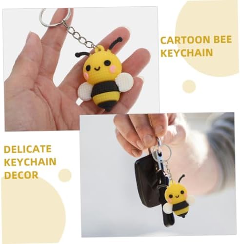 Cute Bee Keychain Backpack Keyring Party Favor