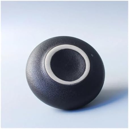 Modern Black Ceramic Vase for Home Decor