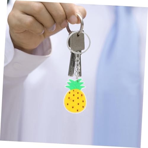 Unomor 12Pcs Pineapple Keychain Charms Summer Party Favors