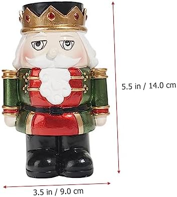 Elegant Nutcracker Candle Holder for Christmas Decor