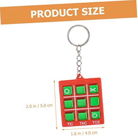 IMIKEYA 4pcs Chess Keychains Fun Fidget Toys