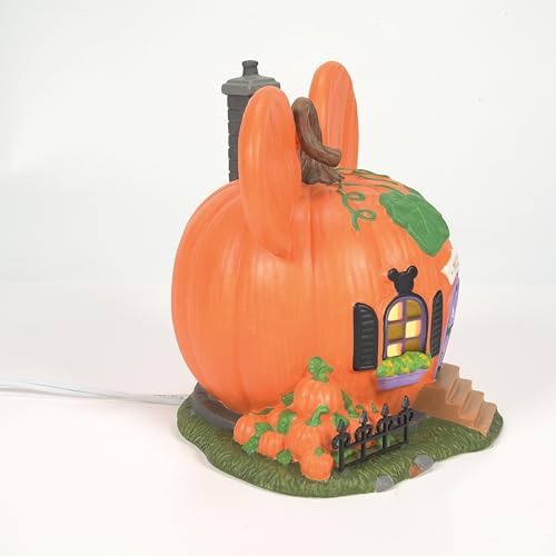 Department 56 Disney Halloween Pumpkin Town House Light Building