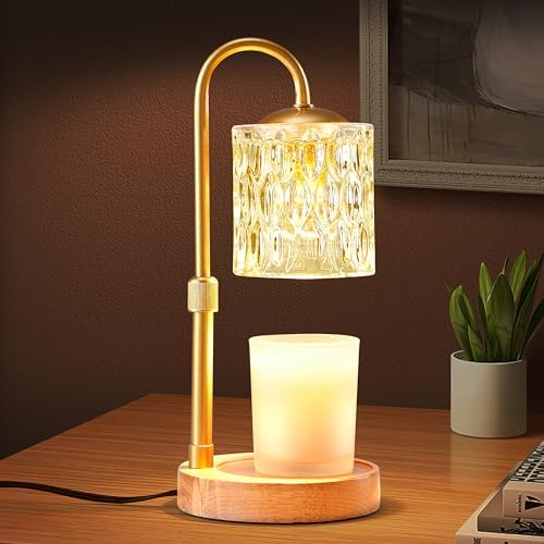 Briever Dimmable Candle Warmer Lamp with Timer and Height Adjustment